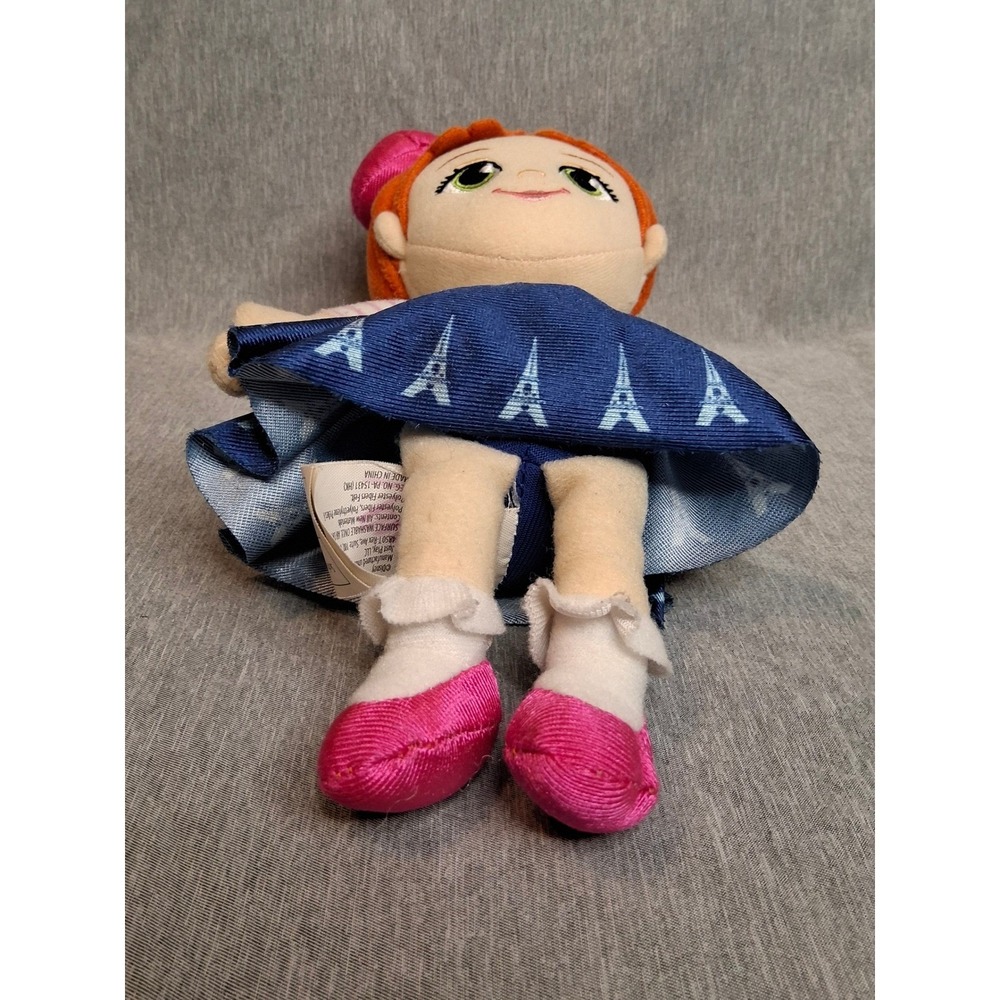 Disney Fancy Nancy Paris Plush Doll, Pink Beret, Eiffel Tower, 11" - Picture 5 of 8